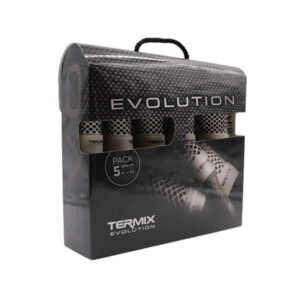 Set 5 perii de par, Evolution Soft, Termix, Fibre ionizate, Par subtire, 17,23,28,32,43Ø