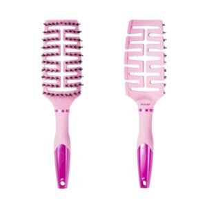 PERIE PENTRU DESCURCAREA PARULUI, FINGER BRUSH PINK, MAXPRO