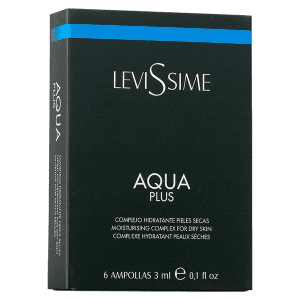 Fiole regenerare profunda pentru ten uscat, Aqua Plus, Levissime, 6x3ml