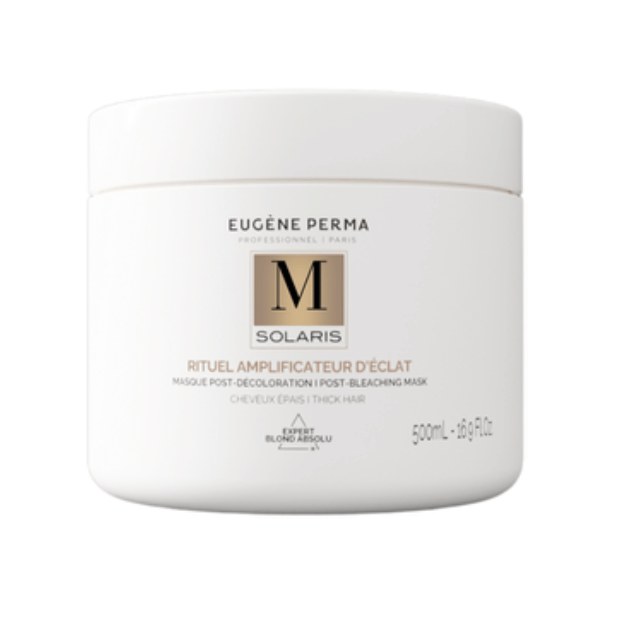 Mască profesională după decolarare pentru păr gros, SOLARIS, EUGENE PERMA, 500 ml