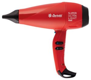 Uscator de par profesional, SUPER ULTRA LIGHT, Ceriotti, 2500W, ROSU