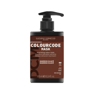 Masca coloranta revitalizanta cu ulei de macadamia, ColorCode Marron Glace, Diapason Milano, 300ml