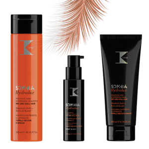Pachet tratament nutritiv pentru păr uscat, Small Hydralux K-Time
