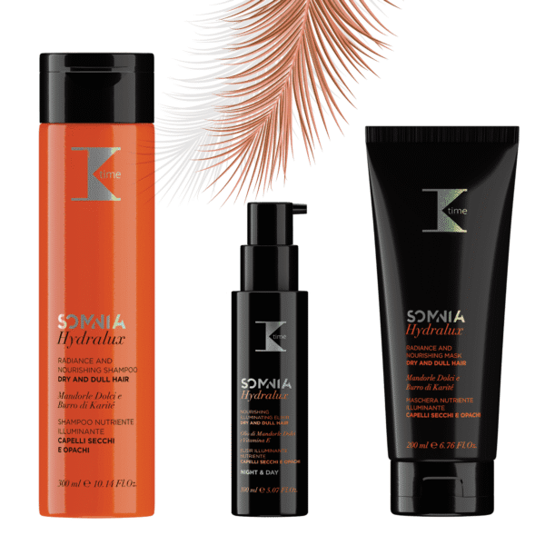 Pachet tratament nutritiv pentru păr uscat, Small Hydralux K-Time