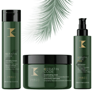 Pachet întreținere tratament netezire, Keratin Code, K-Time