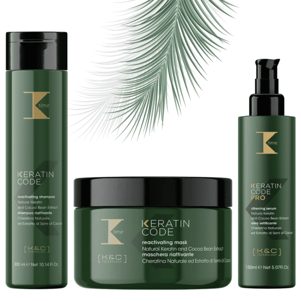 Pachet întreținere tratament netezire, Keratin Code, K-Time
