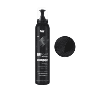 Spuma coloranta cu putere de acoperire fire albe, Black, Refoam, Lisap Milano, 200ml